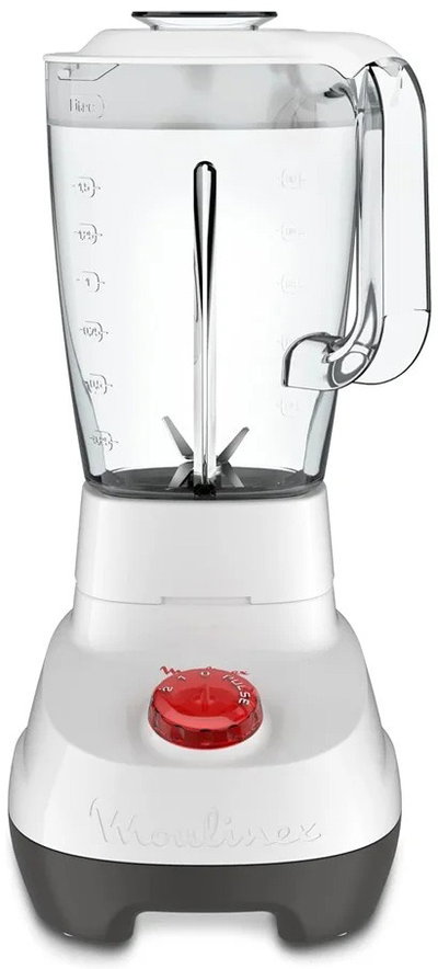 خلاط مولينكس، 700 واط، 2 لتر، مطحنة ومبشرة، LM207128 - ابيض شفاف product image 1