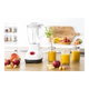 خلاط مولينكس، 700 واط، 2 لتر، مطحنة ومبشرة، LM207128 - ابيض شفاف product image 13