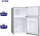 ثلاجة ديفروست ارو، 80 لتر، 2.8 قدم، فريزر علوي، RO-119RDK - فضي product image 3
