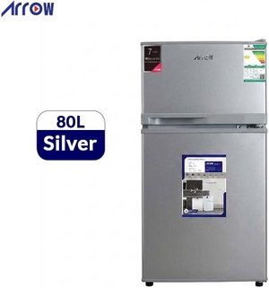 ثلاجة ديفروست ارو، 80 لتر، 2.8 قدم، فريزر علوي، RO-119RDK - فضي product image 2