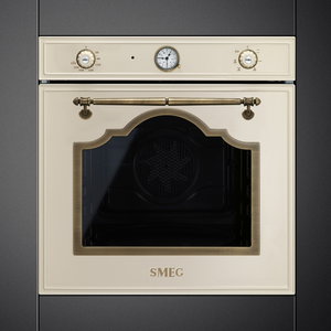 فرن مدمج سميج، 3000 واط، 70 لتر، 60×60 سم، 6 وظائف طهي، SF700PO - كريمي product image 2