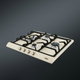 موقد سطح طاولة غاز مدمج ستانلس ستيل سميج، 60×50 سم، 4 شعلات، SR764PO - كريمي product image 3