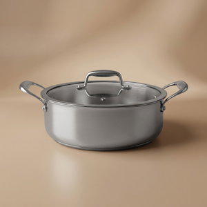 Mr. Cook Titan Stainless Steel Casserole, 28Cm, Lid - Silver product image