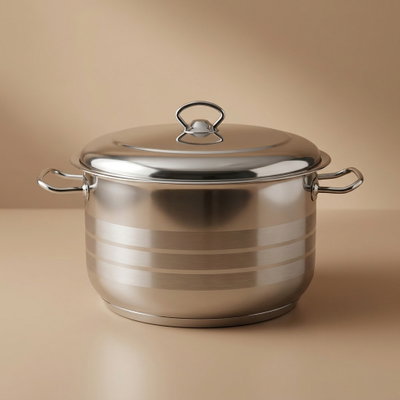 قدر طهي بغطاء ستانلس ستيل مستر كوك، 2.3 لتر، 18 سم - فضي product image 1