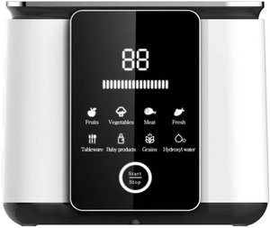 جهاز تنقية طعام كيون، 70 واط، 8 لتر، شاشة ديجيتال، KHD/9211 - فضي اسود product image