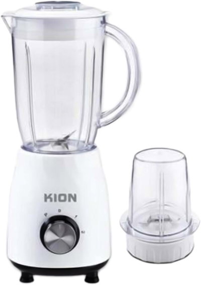 خلاط كيون، 350 واط، 0.7 لتر، سرعتين، مطحنة، 340-DM-KHR/5013 - ابيض product image 1