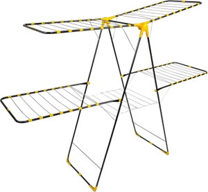 منشر غسيل معدن دوجرولر، 133 × 55 × 6 سم اسود product image