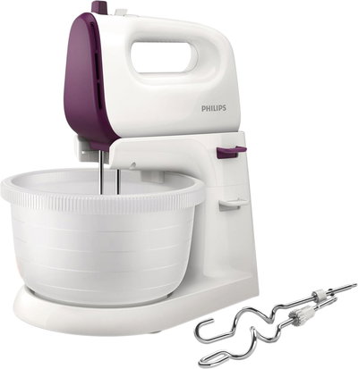 عجانة فيليبس فيفا كولكشن، 450 واط، 3 لتر، وعاء، 5 سرعات، HR3745/11 - أبيض وأرجواني product image 2