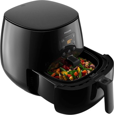 قلاية هوائية فيليبس، 2000 واط، 6.2 لتر، شاشة ديجيتال، HD9260/94 - اسود product image 2