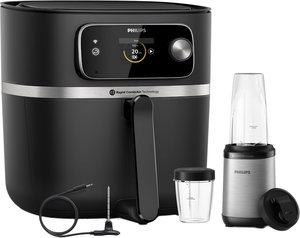 قلاية هوائية سمارت فيليبس سيريس 700، 2200 واط، 8.3 لتر، شاشة ديجيتال، HD9880/91 - اسود product image 2