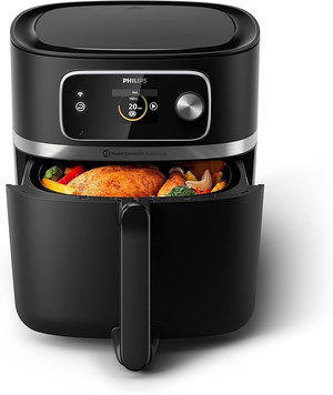 قلاية هوائية سمارت فيليبس سيريس 700، 2200 واط، 8.3 لتر، شاشة ديجيتال، HD9880/91 - اسود product image