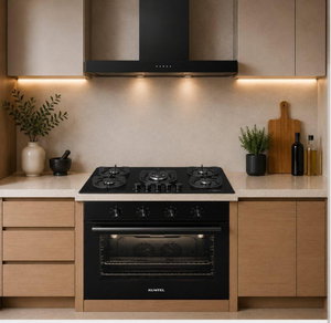 kumtel Built-in Set, Built-in Oven + Built-in Hob + Built-in Extractor Hood - Black product image