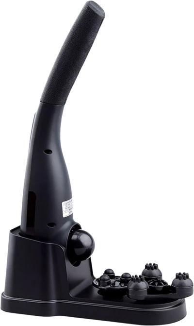 جهاز مساج يدوي، 12 واط، 4 رؤوس - اسود product image 3