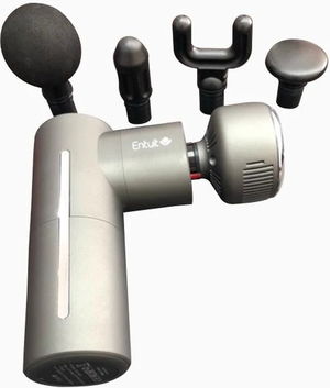 جهاز مساج يدوي انتيوت، 25 واط، 5 رؤوس، بارد/حار - رمادي product image 2