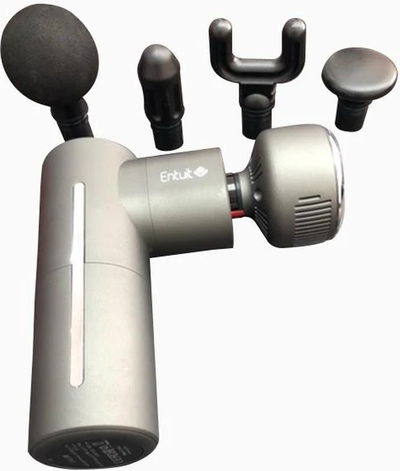 جهاز مساج يدوي انتيوت، 25 واط، 5 رؤوس، بارد/حار - رمادي product image 2