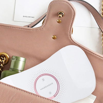 Abdominal massager with smart heating function - White product image 4