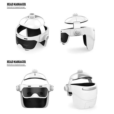  جهاز مساج للرأس والعيون، 3 مقابض، ريموت كنترول - ابيض اسود product image 2