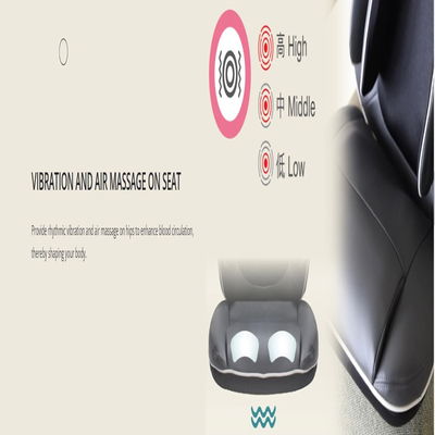 نصف كرسي مساج انتويت الترا باك، تدليك 3D، وتحكم سلكي، 8 رؤوس تدليك - اسود product image 3