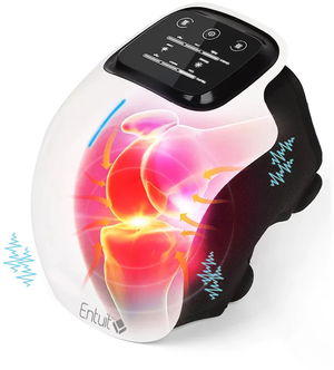 جهاز مساج الركبة الحراري انتيوت، 3 مستويات اهتزاز، شاشة ديحيتال - ابيض product image