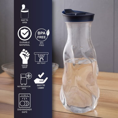 زجاجة مياه بلاستيك لوك اند لوك، 800 مل، غطاء - شفاف product image 4