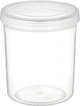 حافظة طعام بلاستيك لوك اند لوك، 1000 مل، غطاء، دائرية - شفاف product image 1