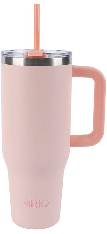 Brio Fuel Bottle Stainless Steel Thermal Mug, 1 Liter - Pink