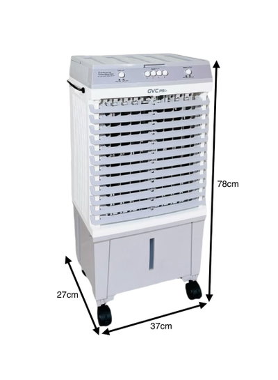 مكيف صحراوي جي في سي برو، 80 واط، 20 لتر، GVCAR-9620 - ابيض رمادي product image 3