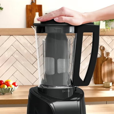 خلاط ومطحنة جريند ماكس مولينكس، 550 واط، ثلاث أوعية، ثلاث سرعات، LM701827/10A - أسود احمر product image 5