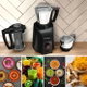 خلاط ومطحنة جريند ماكس مولينكس، 550 واط، ثلاث أوعية، ثلاث سرعات، LM701827/10A - أسود احمر product image 6