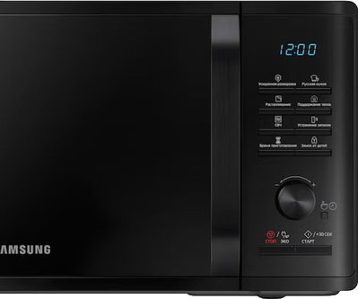 ميكروويف كهربائي سامسونج، 800 واط، 23 لتر، شاشة ديجيتال، MS23K3515AK/ZA - أسود product image 2