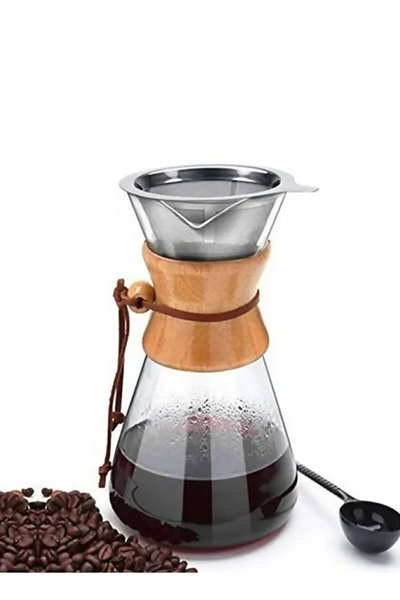 معدات صنع القهوة ريبون، 0.6 لتر، RWG-600 - شفاف product image 2