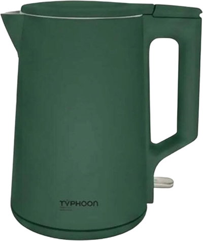 غلاية كهربائية ستانلس ستيل تايفون، 2000 واط، 1.8 لتر، TY-01-009OV - زيتوني product image 1