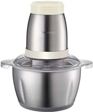 مفرمة طعام تايفون، 650 واط، 2 لتر، سرعتين، 4 شفرات، TY-2-006W - اوف وايت فضي product image