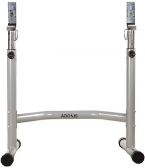 مقعد تمارين هوريزون، متعدد الاستخدام، رفع اثقال، بطن، ظهر -  رمادي product image