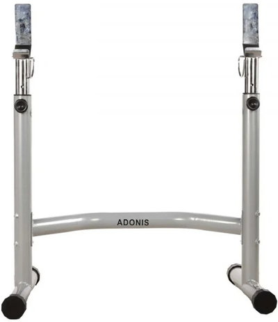مقعد تمارين هوريزون، متعدد الاستخدام، رفع اثقال، بطن، ظهر - رمادي product image 1