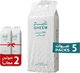 بكج مناديل معلقة غيم، 5 عبوات+2 عبوتين مجانا، 5 طبقات، 2100 منديل لكل عبوة product image 1