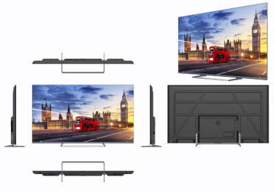 تلفزيون سمارت بدون اطار هاير، 85 بوصة، 4K UHD، شاشة LED، نظام جوجل، H85M80FUX - رمادي product image 4