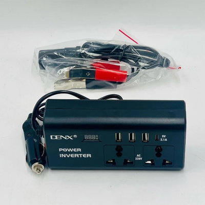 محول طاقة دينكس، 3000 واط، مؤشر LED، DX136 - اسود product image 3
