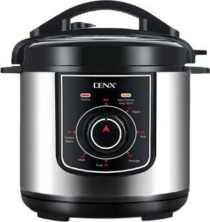 قدر ضغط كهربائي دينكس، 1000 واط، 6 لتر، DX2088 - فضي اسود product image