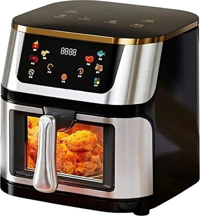 قلاية هوائية دينكس، 1800 واط، 8 لتر، شاشة لمس، DX3409 - اسود product image 1