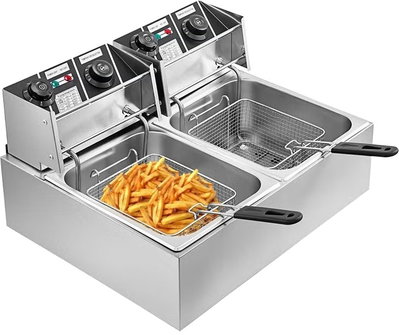 قلاية زيت كهربائية دينكس، 2500 واط، 6 لتر، DX4003 - فضي product image 1