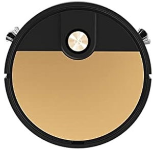 مكنسة روبوت ذكية رواي، مدة تشغيل 90 دقيقة، تحكم عبر تطبيق، RA1 - اسود ذهبي product image