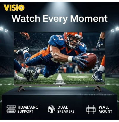 تلفزيون سمارت بدون اطار فيسيو، 43 بوصة، FHD ، شاشة LED، اندرويد 14، 3 منافذ HDMI، 2 منفذ USB، 43VSSU3 - اسود product image 5