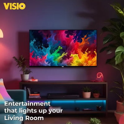 Visio 50VSJFHD Smart LED TV, 50-inch, FHD, Android 14, AV port, 3 HDMI ports, 2 USB ports, Wi-Fi, wall mount - Black product image 4