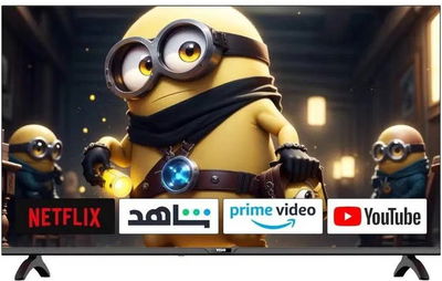 تلفزيون سمارت بدون اطار فيسيو، 55 بوصة، 4K UHD، شاشة LED، اندرويد 14، 2 منفذ USB، 3 منافذ HDMI، ريموت كنترول، حامل جداري، 55VSSU3 - اسود product image 1
