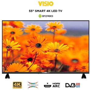تلفزيون سمارت بدون اطار فيسيو، 55 بوصة، 4K UHD، شاشة LED، اندرويد 14، 2 منفذ USB، 3 منافذ HDMI، ريموت كنترول، حامل جداري، 55VSSU3 - اسود product image 2