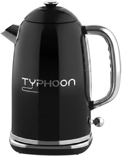 غلاية كهربائية تايفون، 2200 واط، 1.8 لتر، يد فضي، TY-01-002 B - اسود product image 1