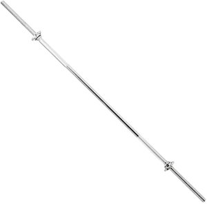 Kangaroo 110013  Resistance Straight Bar, 120cm, 30mm Diameter, Compatible with Standard Discs - Silver product image