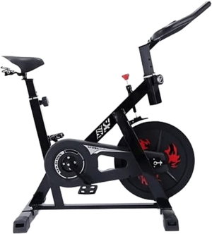 Kangaroo 11110075 Indoor Exercise Bike, 90 x 60 x 90 cm, with Resistance System, Adjustable, Tablet Holder - Black product image