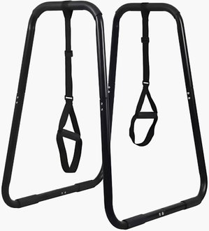 Kangaroo 11110234 Push-Up Parallel Handle, Resistance Bands - Black product image